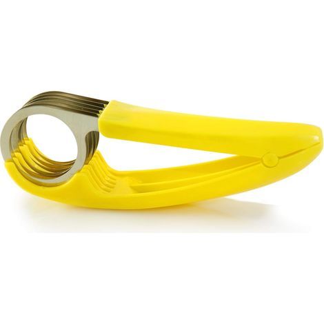 Coupe-banane en ABS et acier inoxydable, éplucheur de fruits et légumes (1/5)