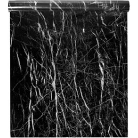 Papier peint effet marbre imperméable, autocollant et découpable, décoratif pour meubles et canapés. (1/5)
