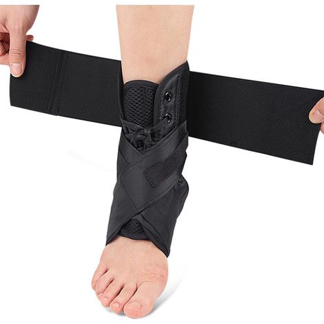 Attelle de cheville de sport, support fixe, sangle de compression, attelle de cheville réglable (1/5)