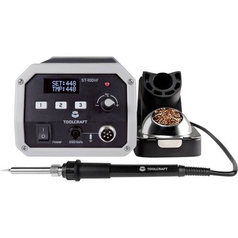 TOOLCRAFT ST-100 HF Stazione saldante ad alta frequenza digitale 100 W 50 - 480 °C incl. Punta di saldatura (1/5)