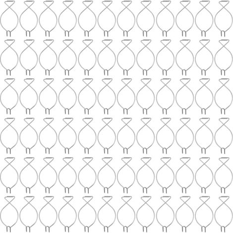 100 crochets plafond, acier, argenté, pour garage et atelier (1/5)