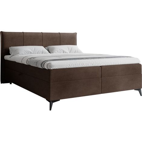 Lit boxspring Viter, Vibe 26, Continental, Double, 180x200, Tissu, Disponible, 196x213x107cm (1/5)