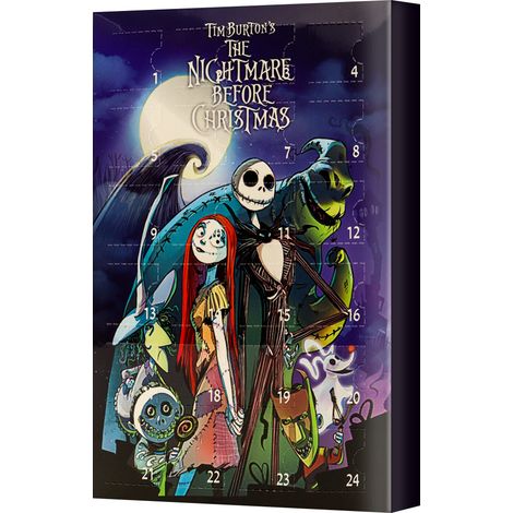 Adventskalender 2023 – 24-tägiger Countdown – Horror-Puppen-Ornament – Albtraumhafte Halloween-Partyartikel – Geschenke für Kinder (1/5)