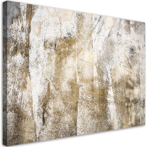 Quadro su tela, Vintage di astrazione d'oro - 60x40 (1/5)