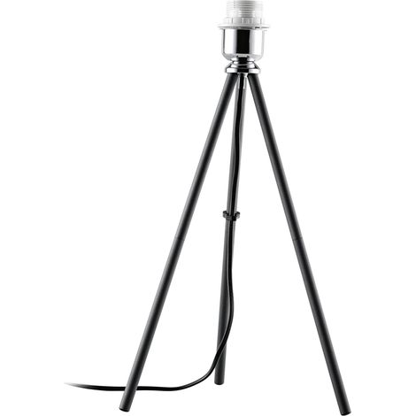 Base lampada da tavolo MARILYN in metallo nero 42,7 cm. (1/2)