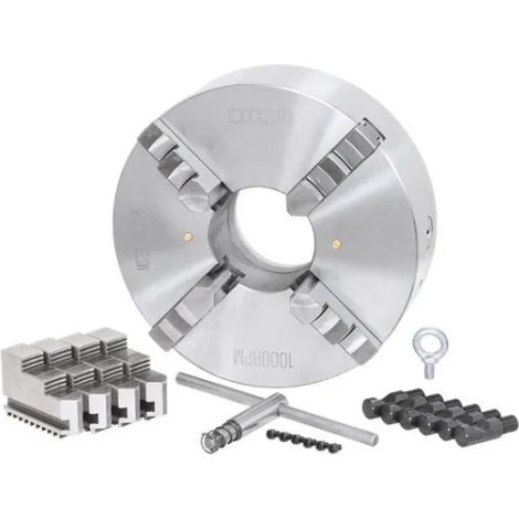 Fervi M079A/400/D1-8 Mandrino a 4+4 griffe di precisione autocentrante Camlock (1/4)