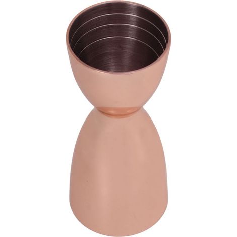 Doppelter Cocktail-Jigger aus Edelstahl, kupferbeschichteter U-förmiger Wein-Jigger, für Barkeeper (1/5)
