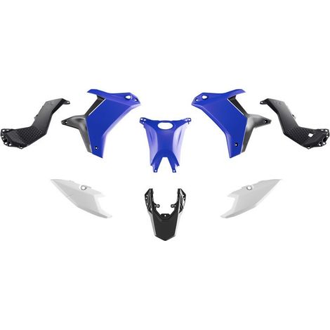 KIT PLASTICHE RACETECH (RTECH) 2025/12 (SENZA PARAFANGO ANTERIORE) T7 YAMAHA TENERE 700 '25-'26 COLORE NERO / BLU / BIANCO