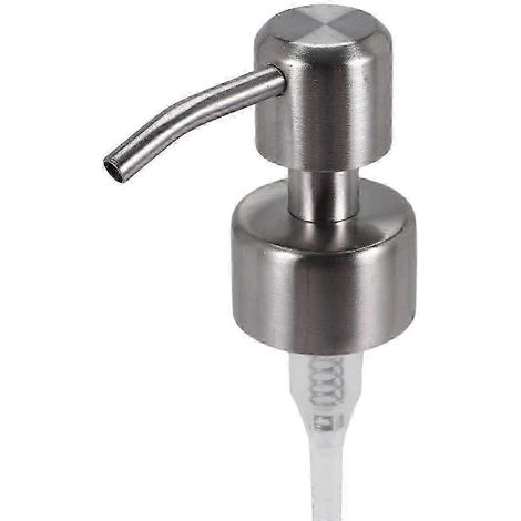 Pompe à savon en acier inoxydable, lot de 4, pour flacon à col (1/5)