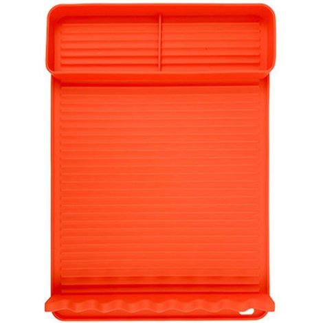 Tapis de Barbecue en Silicone 40 x 27 cm avec 8 Emplacements et Bac Récupérateur Résistant à la Chaleur (1/5)