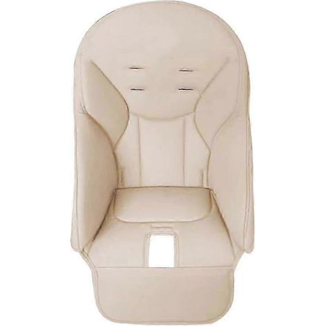Coussin pour chaise haute Peg Perego Siesta & Prima Pappa Zero 3, en cuir PU pour bébé (housse beige)