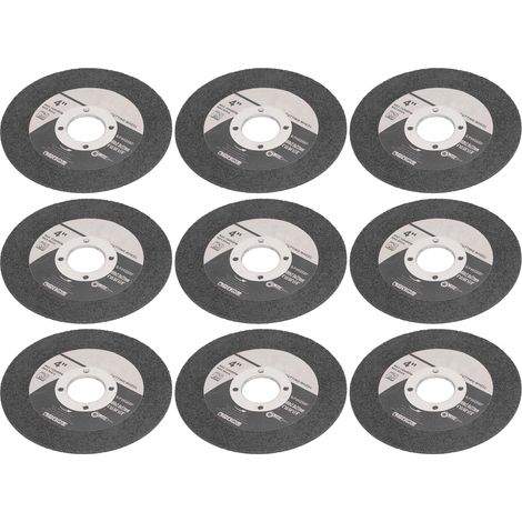 Lot de 20 disques à polir et à meuler en carbure de silicium pour fibre de verre et acier inoxydable, diamètre extérieur 100 mm, diamètre intérieur 22 mm. (1/5)