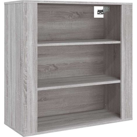 Maison Exclusive - Mobile Pensile Grigio Sonoma 80x33x80 cm in Legno Multistrato (1/5)