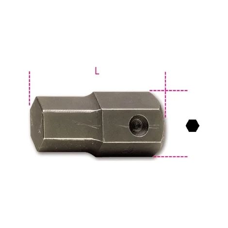 Inserto macchina maschio esagonale  22 mm beta 727/es22 - 30