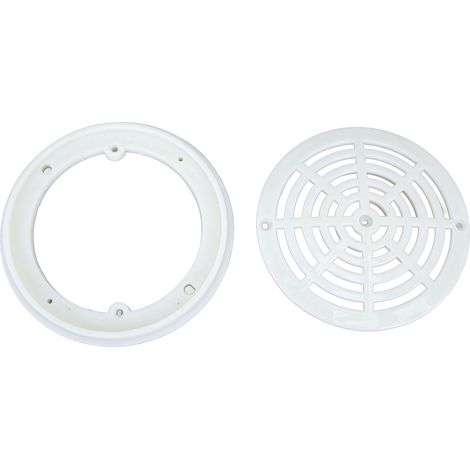 Couvercle de bonde de fond de piscine enterrée - Couvercle de remplacement pour bonde de fond de piscine - Couvercle de bonde pour piscines enterrées (1/5)