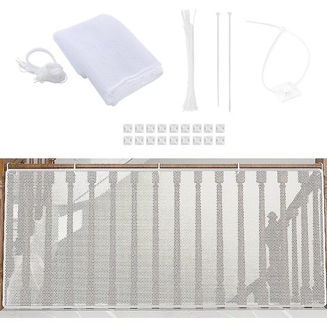 White Safety Net for Children 300 x 90 cm (1/5)