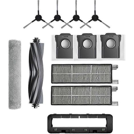 Lot de 12 pièces pour aspirateur Dreame Mova G30/G30 Pro/G30 Ultra : brosse, filtre HEPA, sac à poussière et chiffon de nettoyage. (1/5)