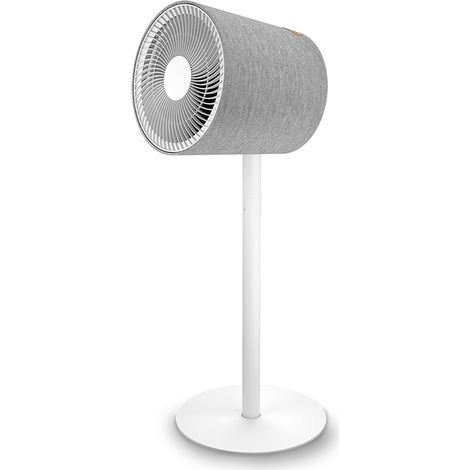 Ventilateur sur pied silencieux 28W – Oscillation 3D – Portée jusqu'à 10m – 10 vitesses – Télécommande – Minuterie 1-7h – Stadler Form