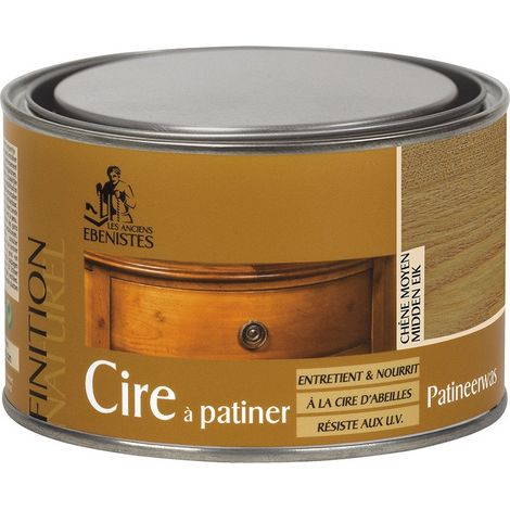 Cire à Patiner 300ml Chene Moyen - Les Anciens Ebenistes (1/5)