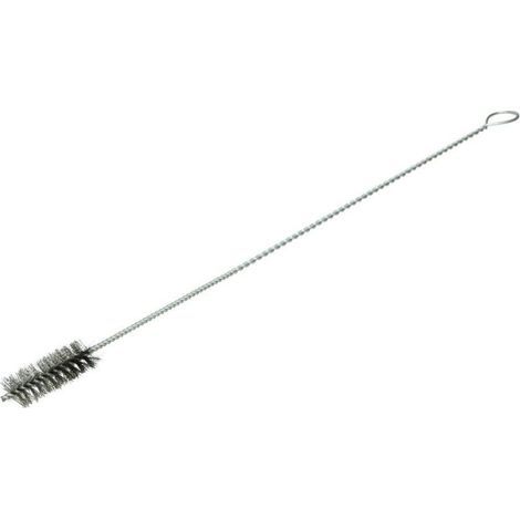 Brosse ronde acier manche torsadé 31 x 600 mm