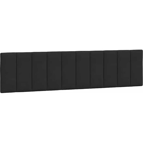 Maison Exclusive - Kopfteil-Kissen "Hanko" Schwarz 200 cm Samt