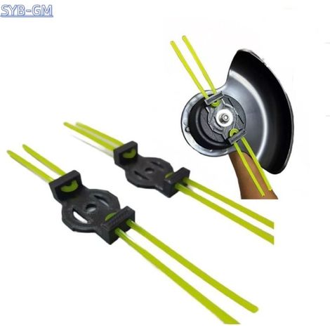 Corde en nylon Irovami, accessoire universel pour tondeuse à gazon à batterie lithium, noir, lot de 2 (1/5)