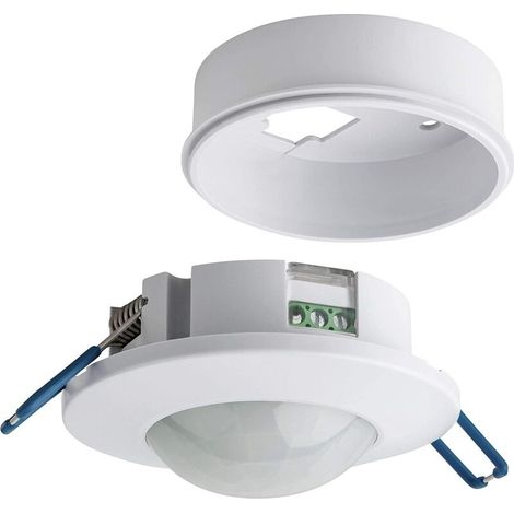 SABIR Détecteur de Mouvement Intérieur,Montage Encastré et en Saillie au Plafond, programmable, Capteur Infrarouge, 8m / 360°, LED adapté (1/5)