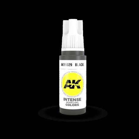 Peinture acrylique - AK Interactive - AK11029 - Noir - 17ml - Finition mat (1/3)