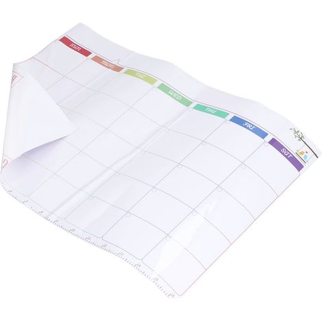 Étiquettes de tableau blanc mensuel adhésives et réinscriptibles, flexibles pour bureau, enseignement et frigo (1/5)