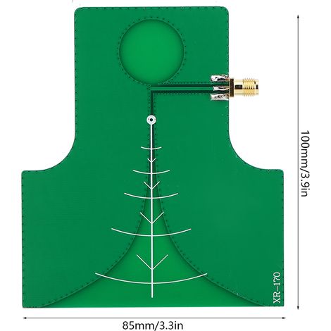 Antenne TEM directionnelle à gain élevé pour la transmission d'images ultra-large bande (UWB) 1,4–10,5 GHz (1/5)