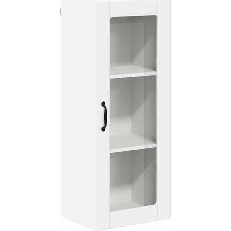 Meuble Haut De Cuisine - Armoire de cuisine Blanc 40 x 31 x 100 cm Bois d'ingénierie fr31747 (1/5)