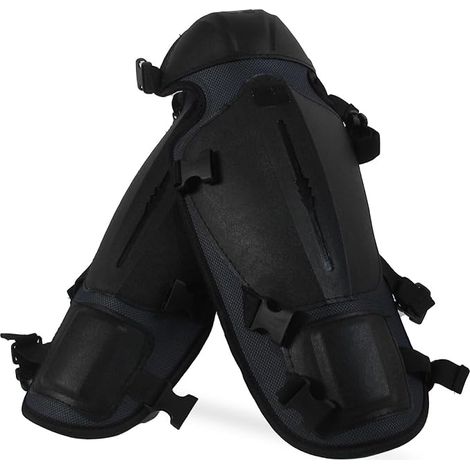 Jambières De Protection - Protège Tibia - Tronçonnage & Débroussaillage - avec Attaches Clipsables & Réglables - 1 Paire (1/4)