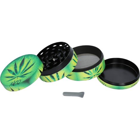 Broyeur à herbes CBD avec feuille de marijuana (1/3)