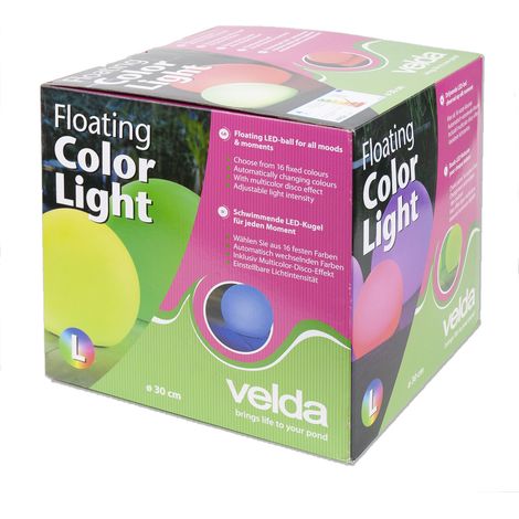 Velda Floating Color Light LED-Schwimmkugel L Ø 30 cm 123455 (1/5)