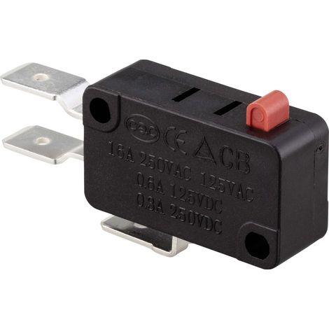 TRU COMPONENTS TC-9122116 Mikroschalter 250 V/AC 16 A 1 x Ein/(Ein) tastend 1 St. (1/3)