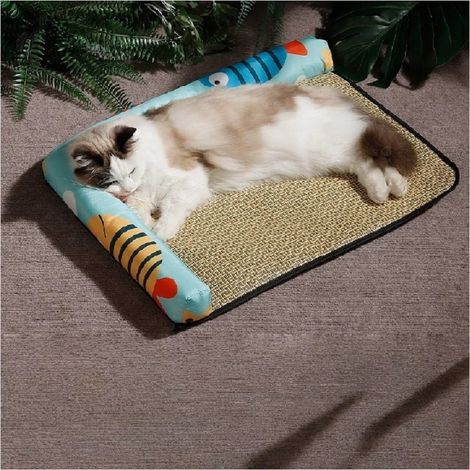 Tapis Rafraîchissant Pour Chat Et Chien, Été, Bleu Taille M (1/3)