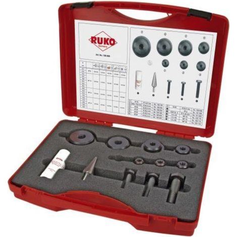 RUKO 109008 - Juego punzonadores de tornillo, 7 Punzones