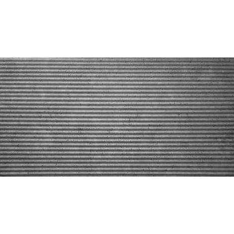 Panneau décoratif mural graphite 100 x 50 cm – Lot de 8 panneaux en polystyrène XPS – Isolation phonique et thermique – Installation facile
