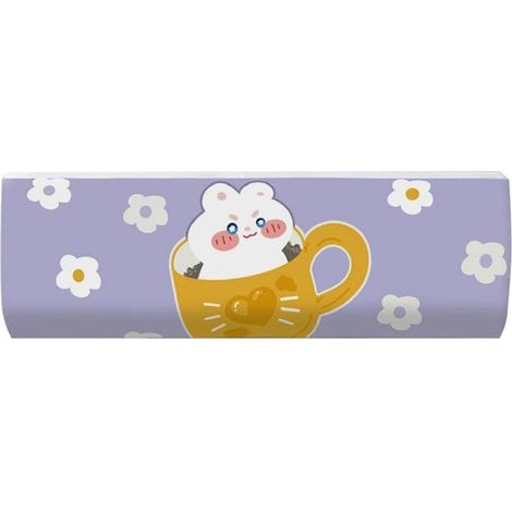 Housse de climatiseur suspendue, housse anti-poussière, housse de protection intérieure en tissu (Lapin tasse à thé)