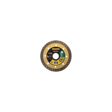 DISCO DIAMANTATO TURBO GRES PER GRES Ø MM.115- - ø mm.115x1,4 foro 22,2 corona turbo - 1 pezzi GRINDING