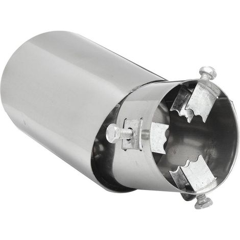Embout d'échappement en acier inoxydable pour voiture, silencieux arrière, modification de pot d'échappement, compatible avec la plupart des voitures (1/5)