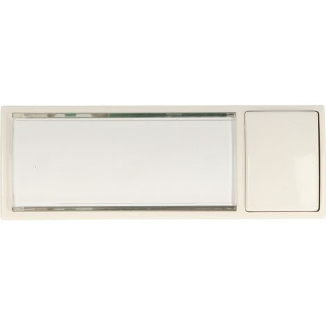 Grothe Klingeltaster AP 32x90x18,5mm, ws MONTILUX 2154