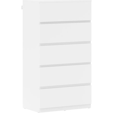 Modern 5-Drawer Chest of Drawers for Bedroom Storage,Stylish Dresser Unit to Organize Your Space