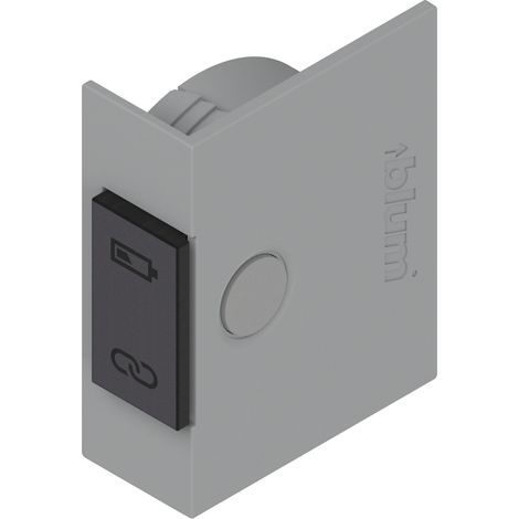 BLUM SERVO-DRIVE Schalter für AVENTOS, symmetrisch, Kunststoff hellgrau (1/4)