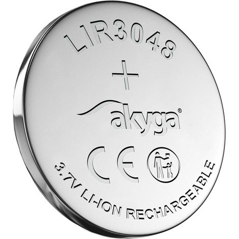 Batterie Li-Ion LIR3048 UltraCoin Akyga AKY1873 3,7 V / 280 mAh (1/3)