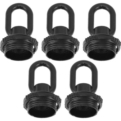 5 crochets à vis - M23 - noir - pour suspension et rangement (1/5)