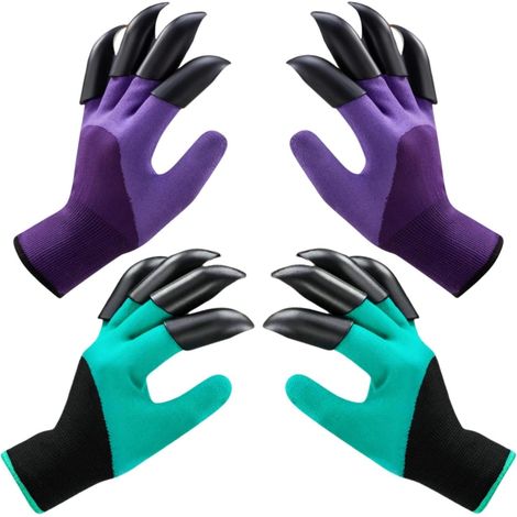 Gants de jardinage avec griffes pour creuser, respirants et résistants aux perforations, superbes cadeaux pour les jardiniers, hommes et femmes (1/5)