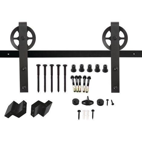 Système coulissant 450121 100kg 2000mm noir HLT 38-40mm complet (1/3)