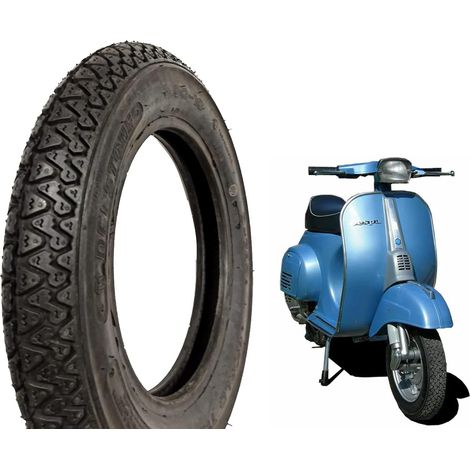 COPERTONE GOMMA 3.00-10 42J 4 P.R. COMPATIBILE CON VESPA 50 PK XL RUSH DISEGNO SIMILE MICHELIN (1/3)