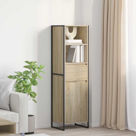 vidaXL  Book Cabinet  Sonoma 43 x 36 x 150.5 cm Engineered Wood